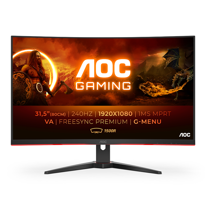 Ecran PC AOC C32G2ZE/BK