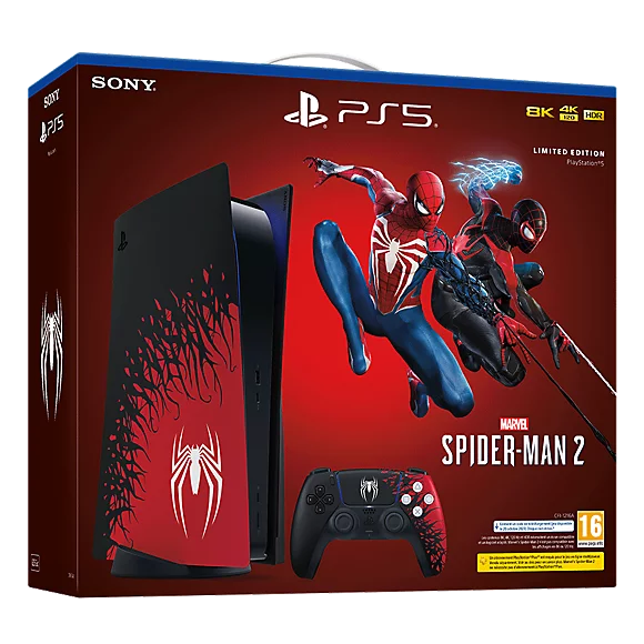 Pack Console PlayStation 5 Standard – Marvel’s Spider-Man 2 Limited Edition