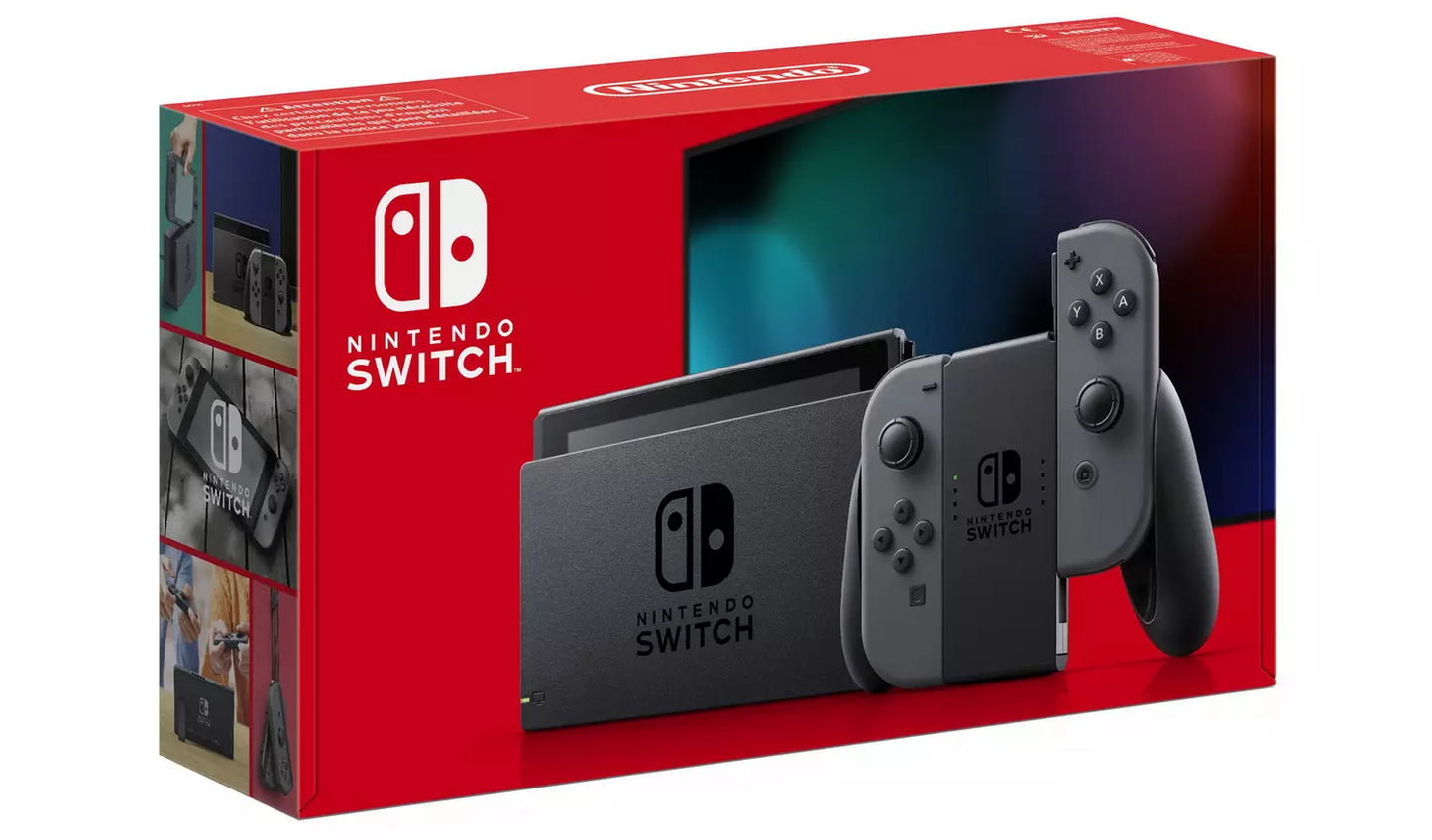 Nintendo Switch Console – Gris avec une batterie améliorée