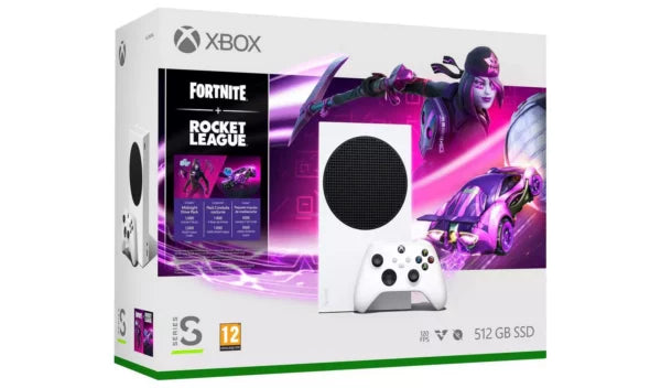 Xbox -Series S Console + Fortnite & Rocket League Game Bundle